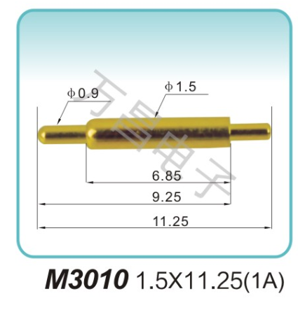 M3010 1.5x11.25(1A)pogopin	探针