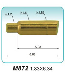 充电器弹簧针M872 1.83X6.34