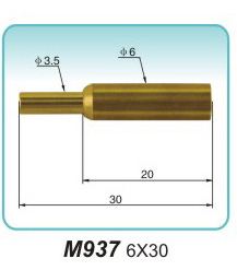 弹簧接触针M937 6X30