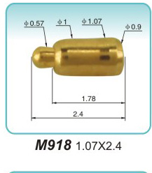 黄铜弹簧端子M918 1.07X2.4