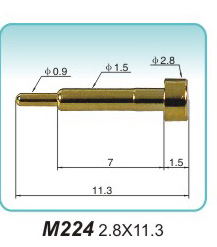 弹簧探针   M224   2.8x11.3