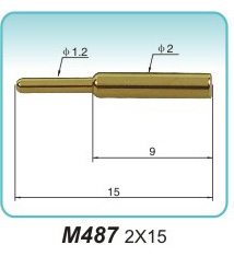 弹簧接触针  M487  2x15