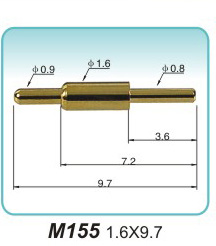 弹簧探针M155 1.6X9.7