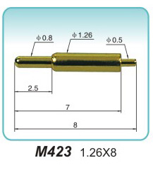 POGO PIN M423 1.26X8