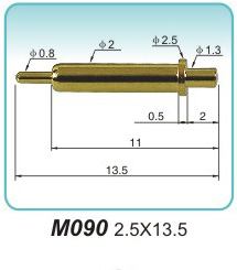 负极接触针M090 2.5X13.5