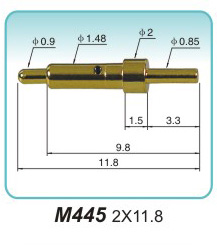 弹簧探针   M445  2x11.8