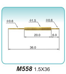 天线信号接触针  M558  1.5x36