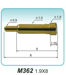 弹簧接触针  M362 1.9x8