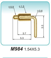 90度弹簧探针M984 1.54X5.3