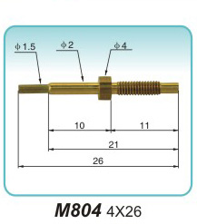 天线信号接触针M804 4X26