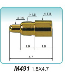 弹簧探针   M491  1.8x4.7