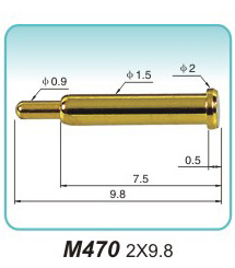 探针连接器   M470  2x9.8