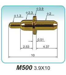 探针连接器   M500   3.9x10