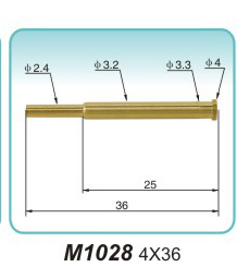 弹簧顶针M1028 4X36