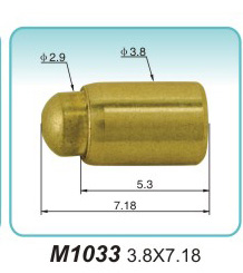 弹簧探针M1033 3.8X7.18