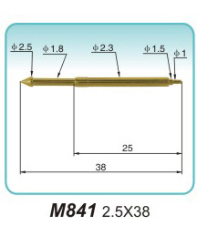 信号接触针M841 2.5X38