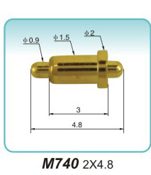 双头弹簧顶针M740 2X4.8