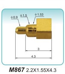 异形探针M867 2.2X1 .55X4.3.