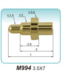 充电座探针M994 3.5X7