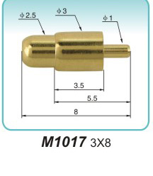 天线顶针M1017 3X8