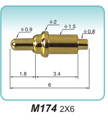 弹簧探针  M174 2x6