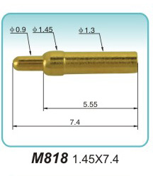 电子弹性触头M818 1.45X7.4