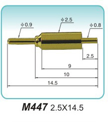 POGO PIN  M447   2.5x14.5