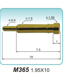 弹簧探针  M365 1.95x10