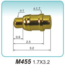 弹簧接触针  M455  1.7x3.2