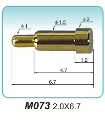 座充探针M073 2.0X6.7