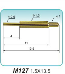 弹簧探针M127 1.5X13.5