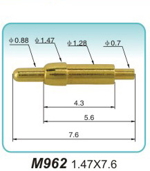 充电器弹簧针M962 1.47X7.6