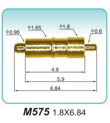 黄铜弹簧端子  M575  1.8x6.84