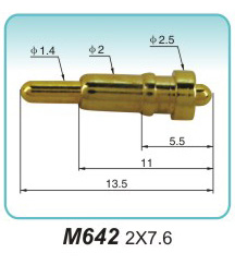 双头弹簧顶针M642 2X7.6