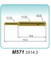 弹簧接触针  M571  2x14.3