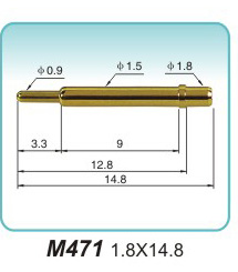 POGO PIN   M471   1.8x14.8