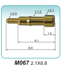 接地顶针M067 2.1X8.8