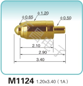 M1124 4.40x9.80(1A)pogopin 探针 充电弹簧针