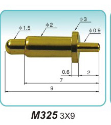 弹簧探针  M325 3x9