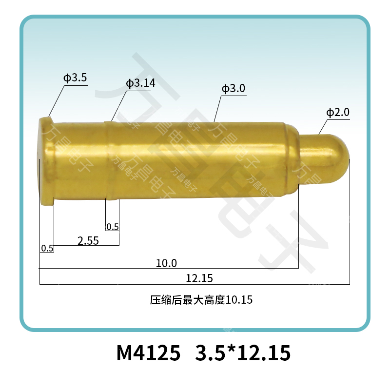 M4125(2A) 3.5*12.15