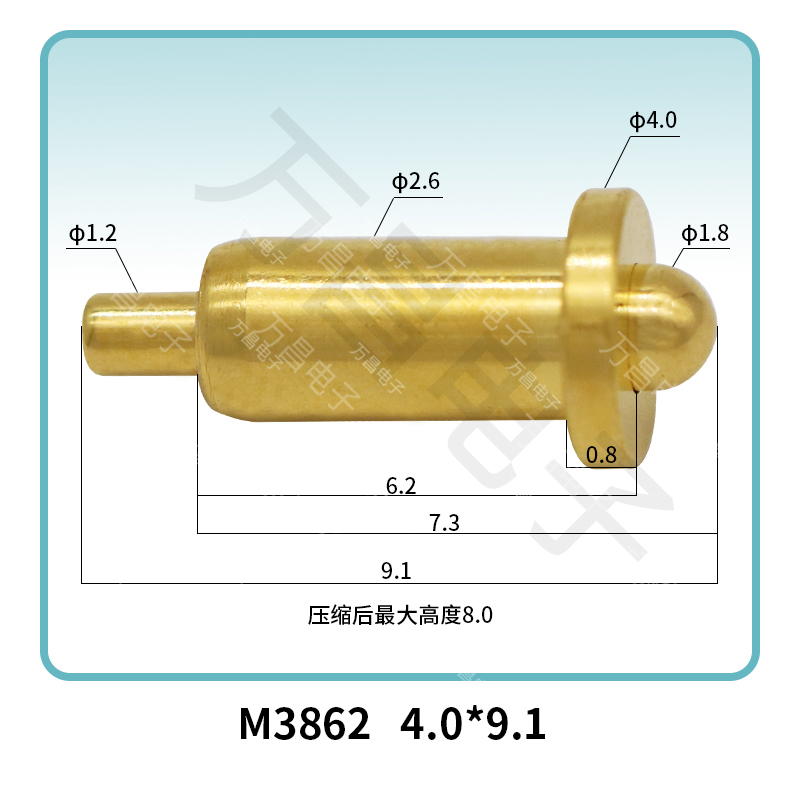 M3862(3A) 4.0*9.1