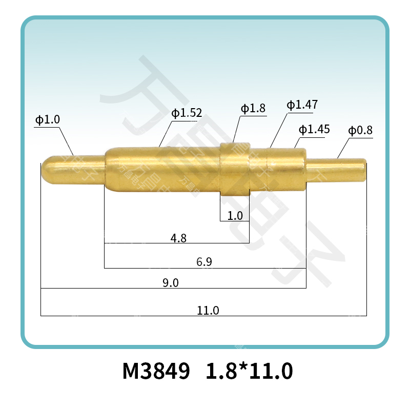 M3849(2A) 1.8*11.0