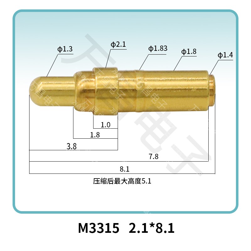 M3315(2A) 2.1*8.1