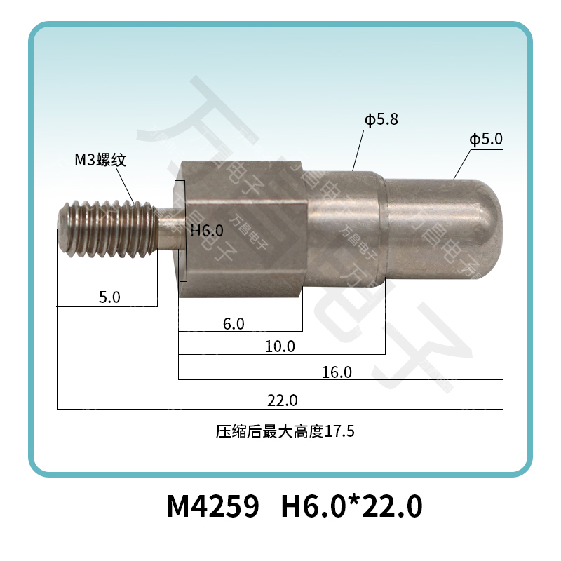 M4259 H6.0*22.0