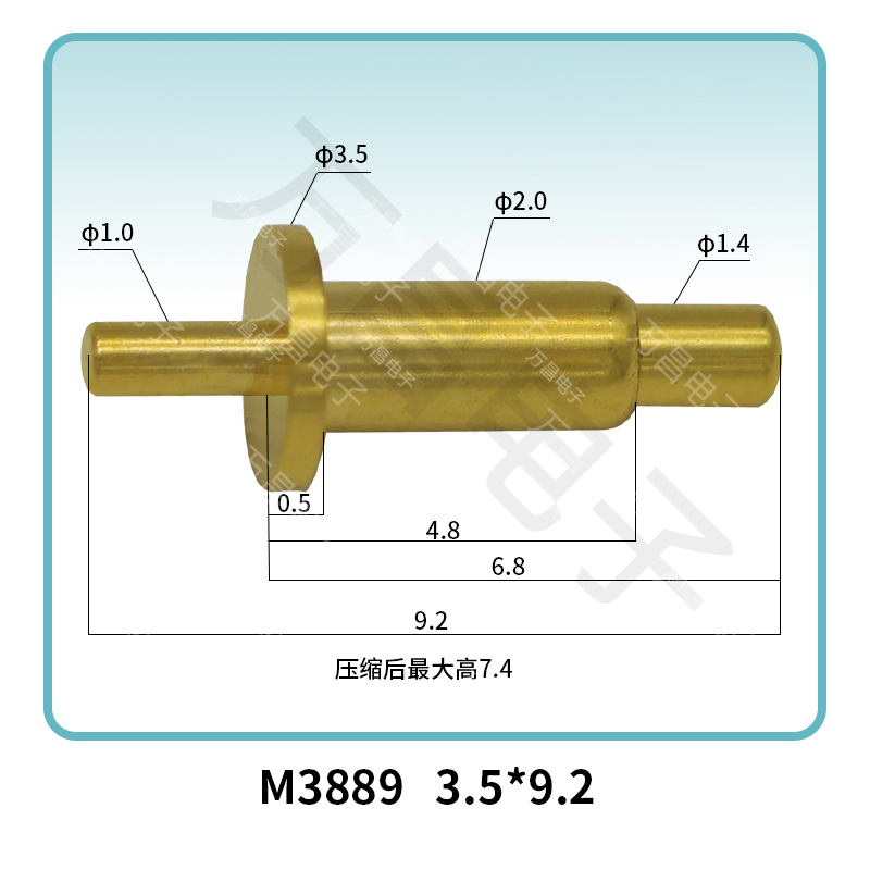 M3889 3.5*9.2