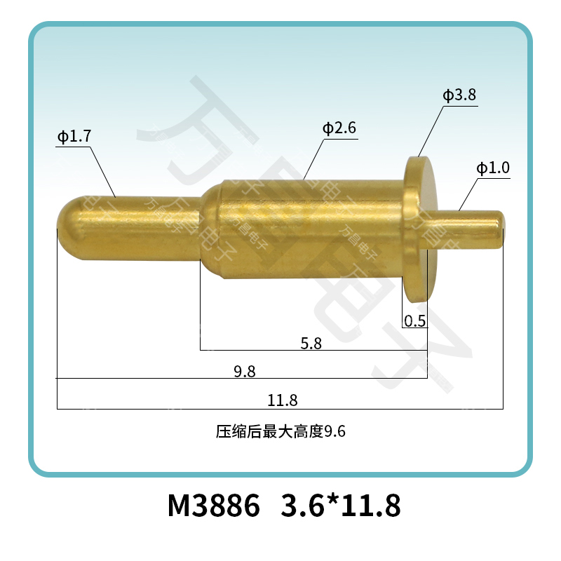 M3886 3.6*11.8